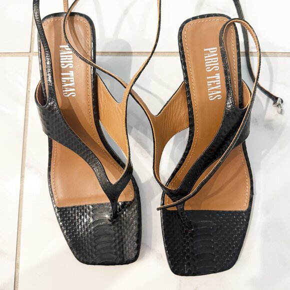 Paris Texas Portofino 55mm leather sandals 37.5EU | 7.5 US - Picture 1 of 7